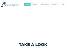 Tablet Screenshot of lowcountryshutters.com